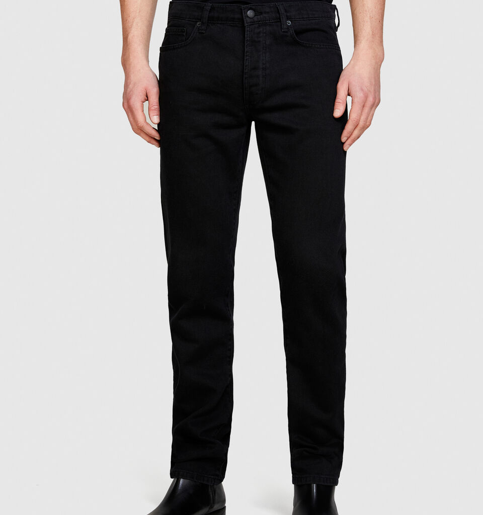 Berlin slim fit colored jeans - men's slim fit jeans - Black | Sisley image number 4
